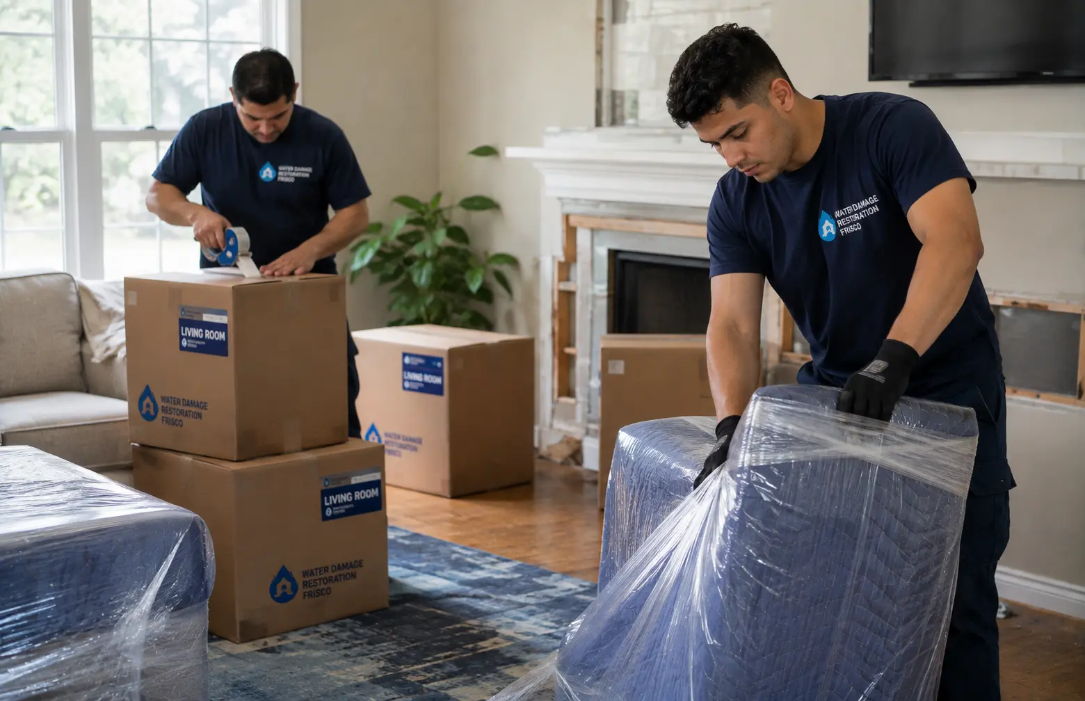 Content pack out service in an Allen, TX home